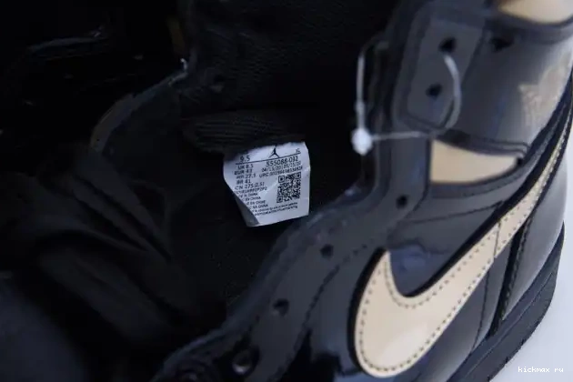 Cheap (2020) METALLIC JORDAN RETRO BLACK AIR 555088-032 GOLD 1 HIGH 0513